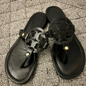 Tory Burch sandals, black, size 7M